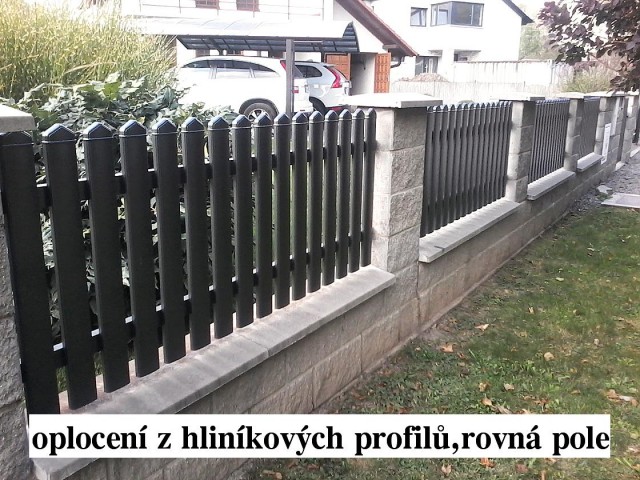 Reference - Hliníkové ploty plaňkové